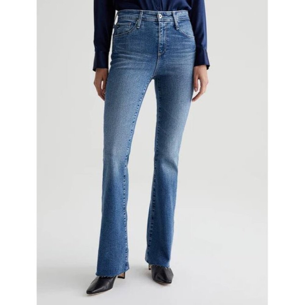 AG JEANS Women's Farrah Boot Mid-Rise Boot Size 30 In Montecito